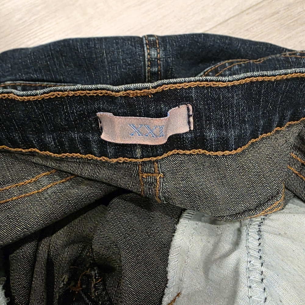 Forever 21 Dark Blue Denim Skirt - Picture 6 of 7